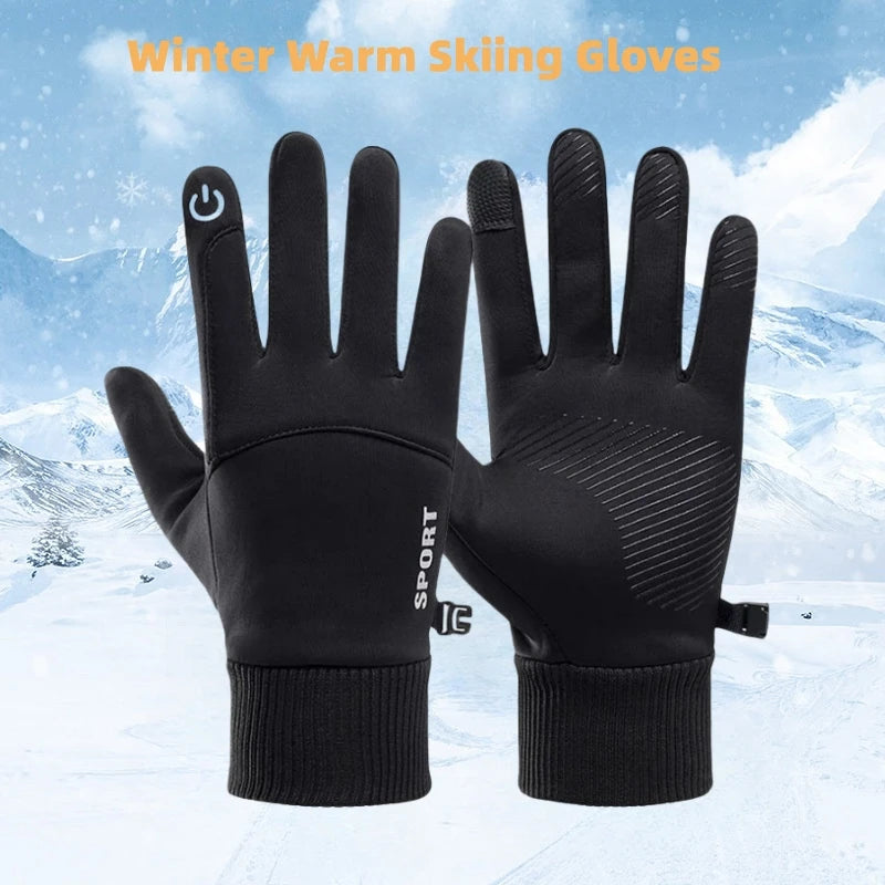 Touchscreen Winter Gloves – Waterproof, Warm & Phone-Friendly